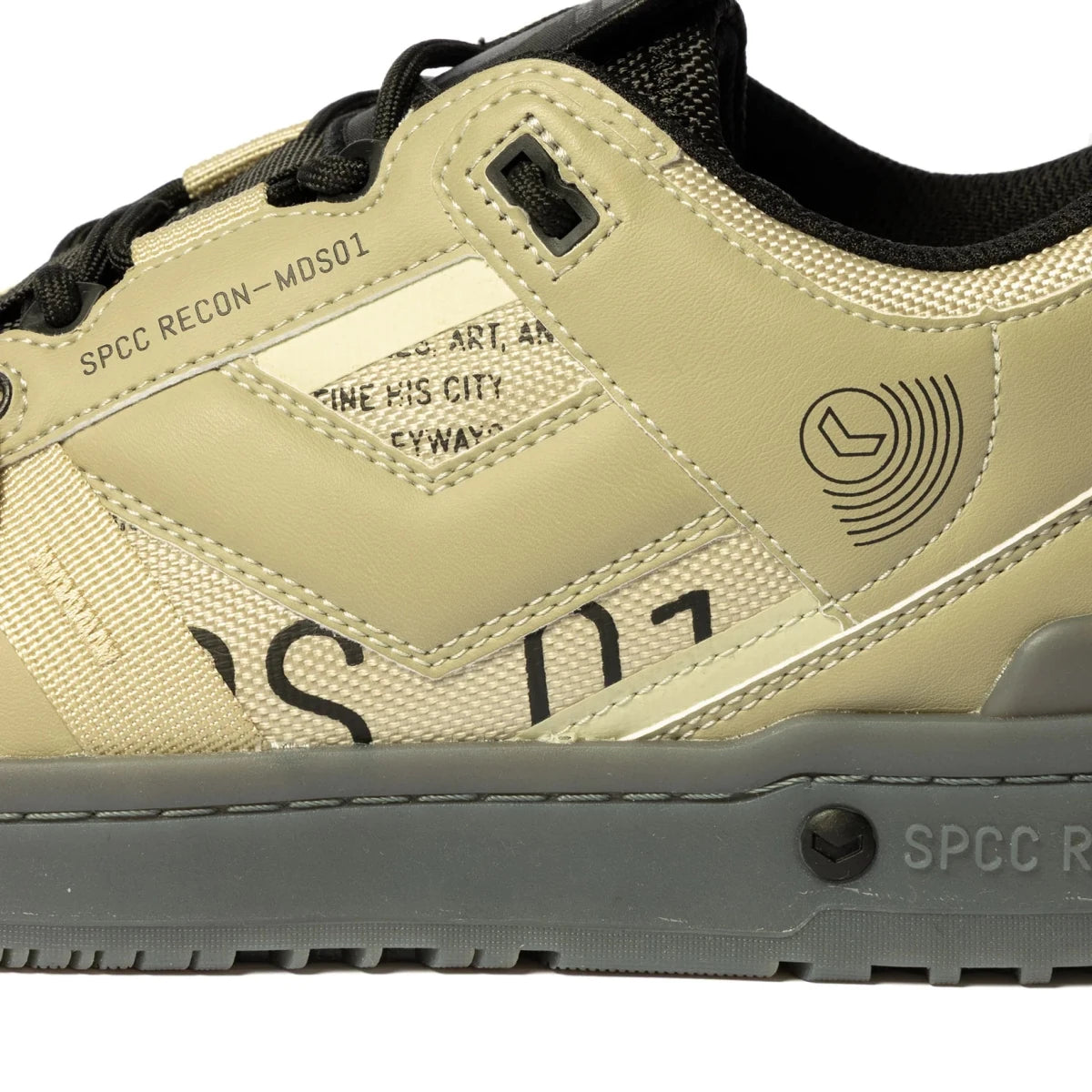 SPCC Recon Dune Force Lo men's sneaker in off-white with stylish design and casual comfort.