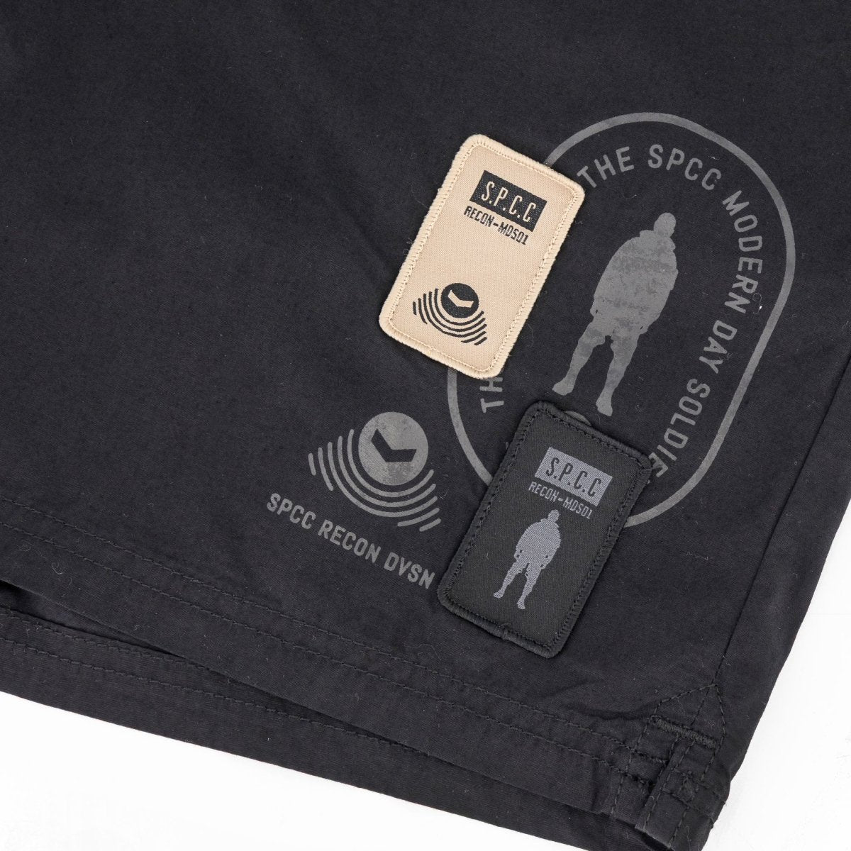 SPCC Recon Nighthawk Pool Short Black - Shazem - MENS SHORTS/BERMUDA - SPCC