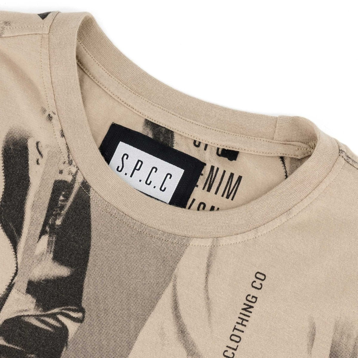 SPCC Taupin Tee Brown - Shazem - MENS T - SHIRTS - SPCC