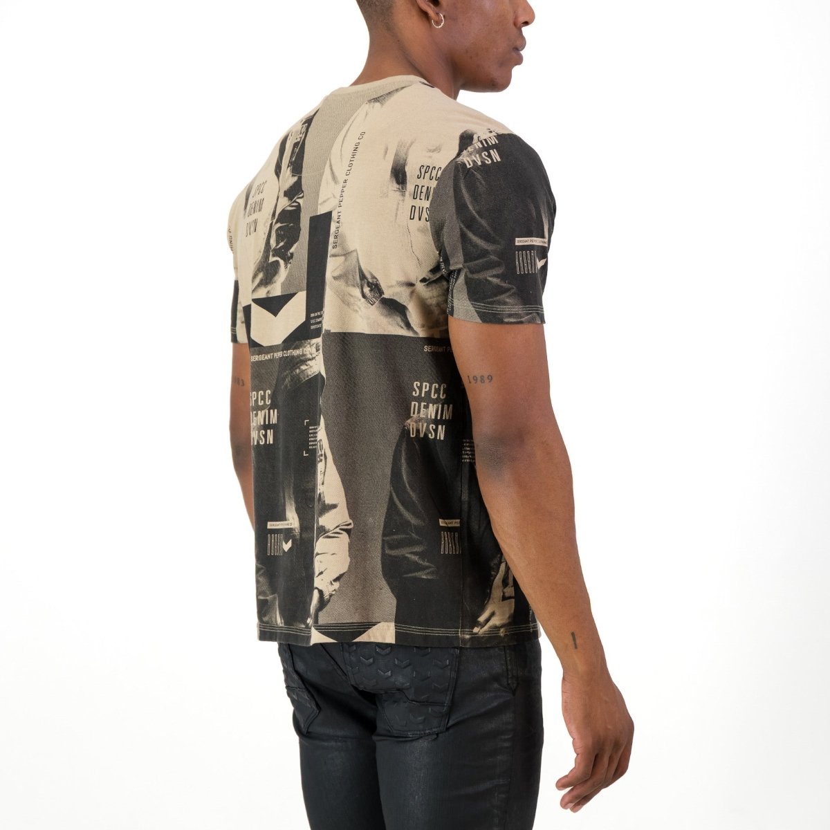 SPCC Taupin Tee Brown - Shazem - MENS T - SHIRTS - SPCC