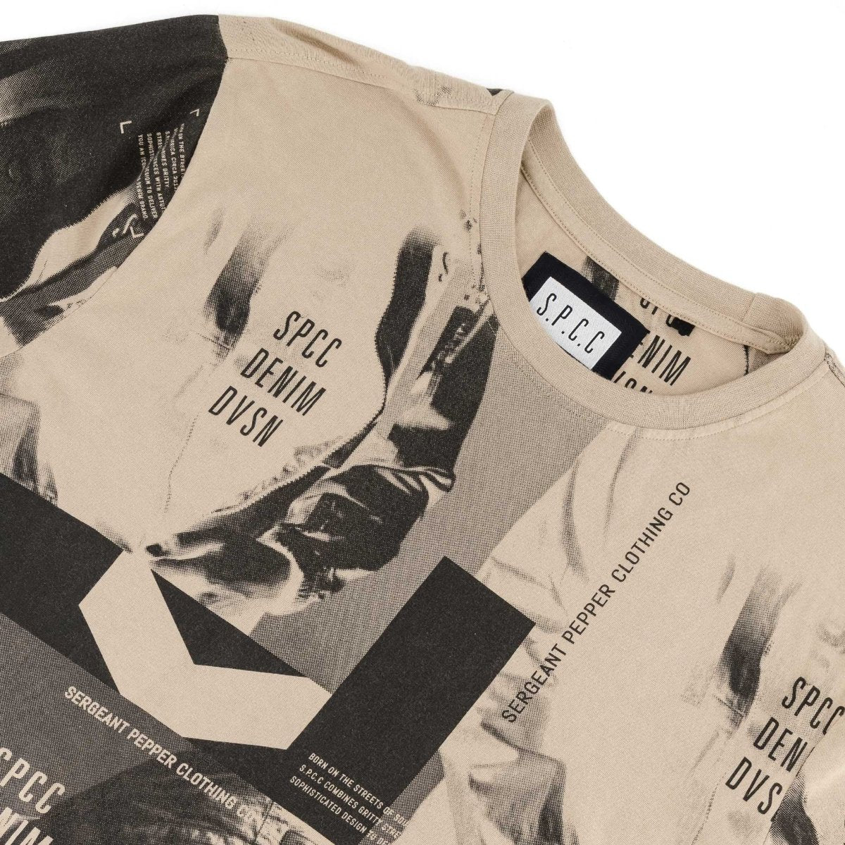 SPCC Taupin Tee Brown - Shazem - MENS T - SHIRTS - SPCC