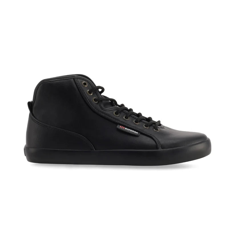 Superga 2184 Synth Material Mid Full Black - Shazem - MENS SNEAKERS - SUPERGA