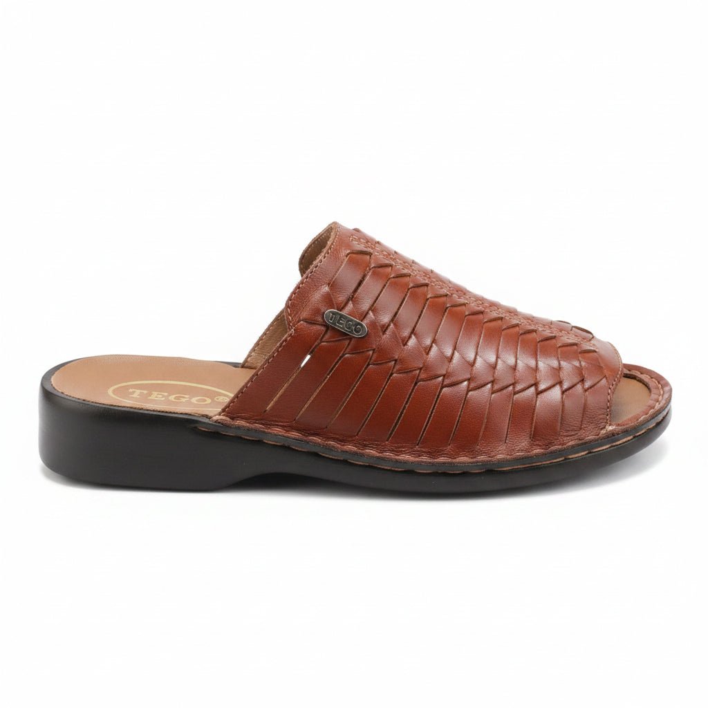 Tego Sandal Cognac (D040) - Shazem - MENS SANDALS - TEGO