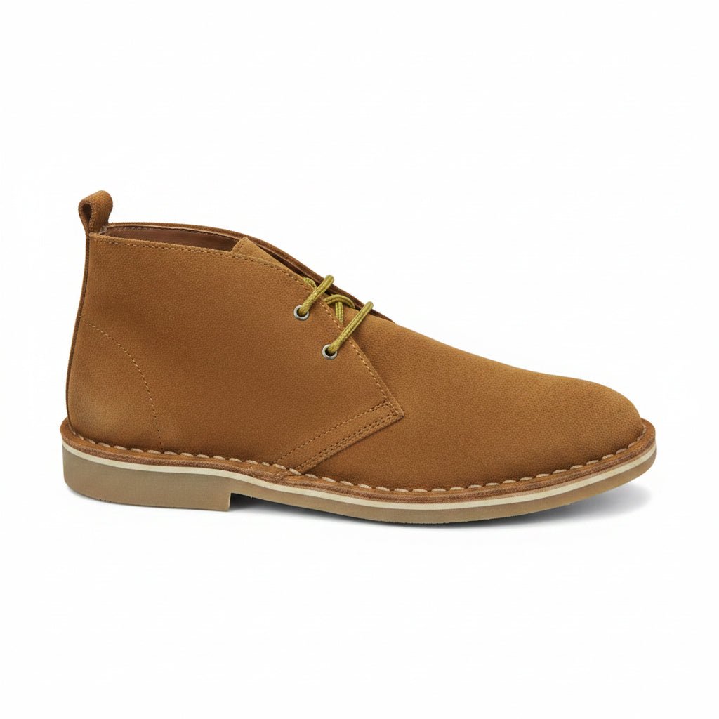 Tego Vellies - Suede Boot - Tan (MSD212) - Shazem - MENS BOOTS - TEGO