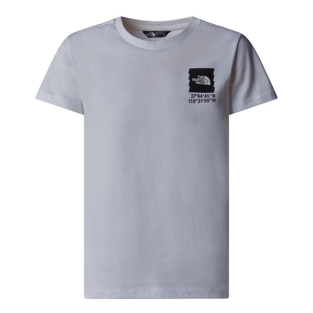 The North Face Kids Coordinates Graphic Tee White - Shazem - KIDS T - SHIRTS - THE NORTH FACE