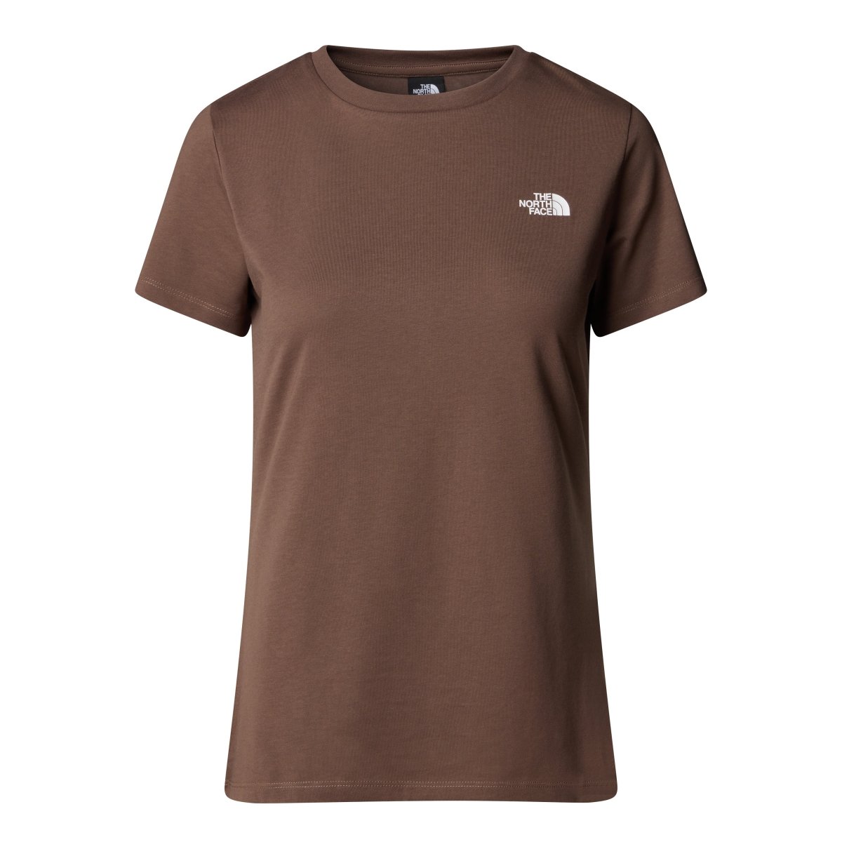 The North Face Simple Dome Tee Smokey Brown - Shazem - WOMENS T - SHIRTS - THE NORTH FACE