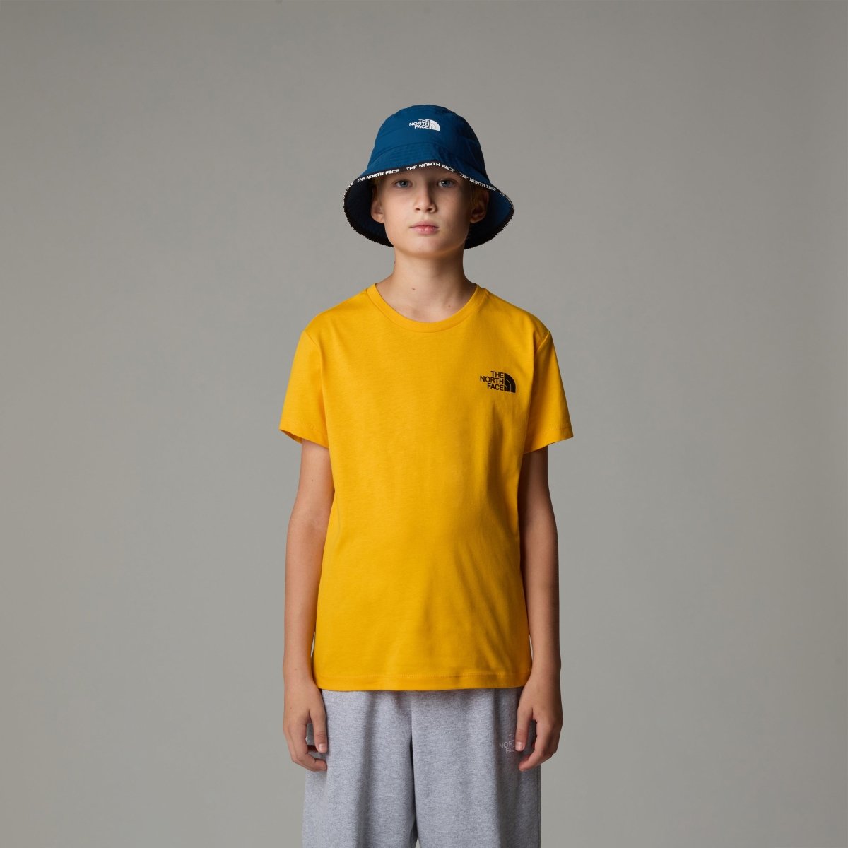 TNF Redbox Tee Summit Gold - Shazem - KIDS T - SHIRTS - THE NORTH FACE