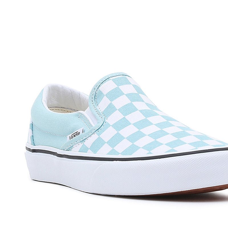 Vans Classic Slip - On Checkerboard Canal Blue - Shazem - UNISEX SNEAKERS - VANS