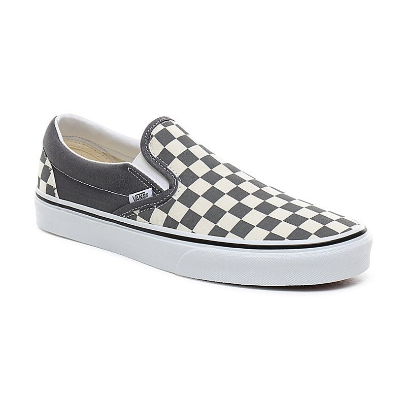Vans Classic Slip - On Checkerboard Pewter - Shazem - UNISEX SNEAKERS - VANS