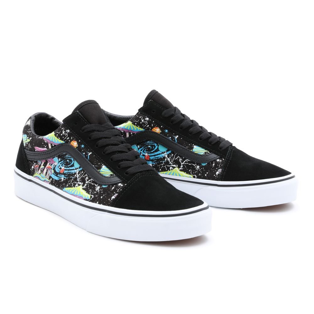 Vans Old Skool Cosmic Glow Black/White - Shazem - UNISEX SNEAKERS - VANS