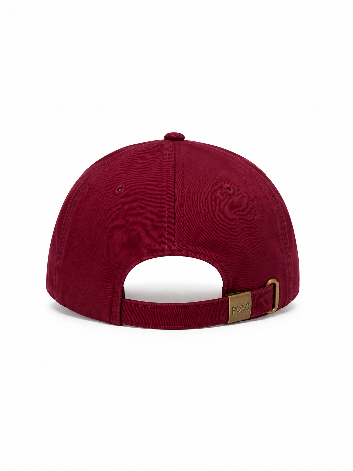 Polo 6 Panel Classic Peak Cap Red