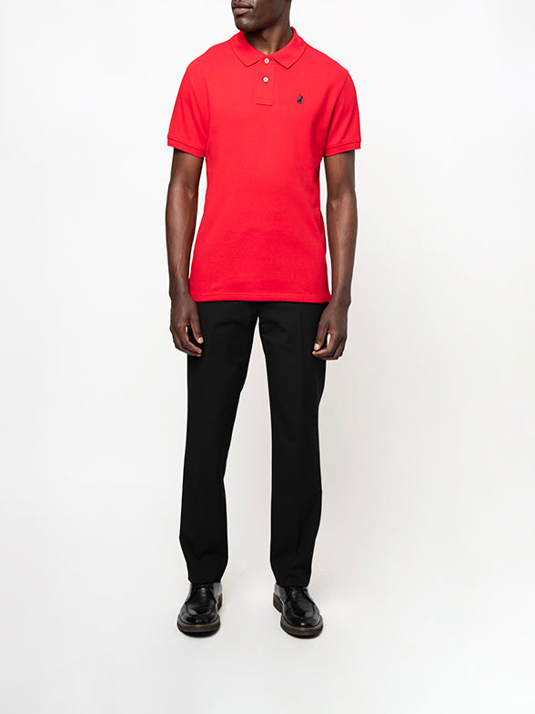 Polo Carter Essential Pique SS Golfer Red