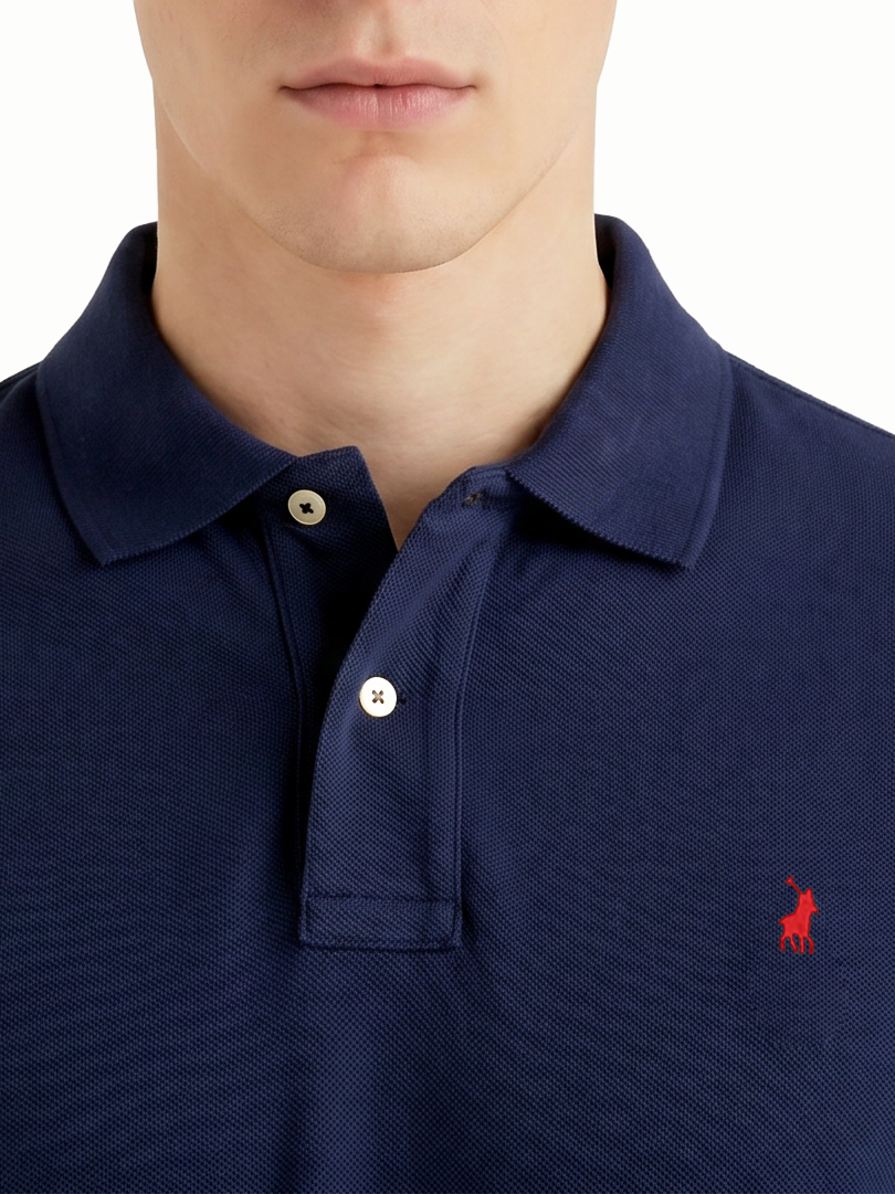 Polo Carter Essential Pique Ss Golfer Navy