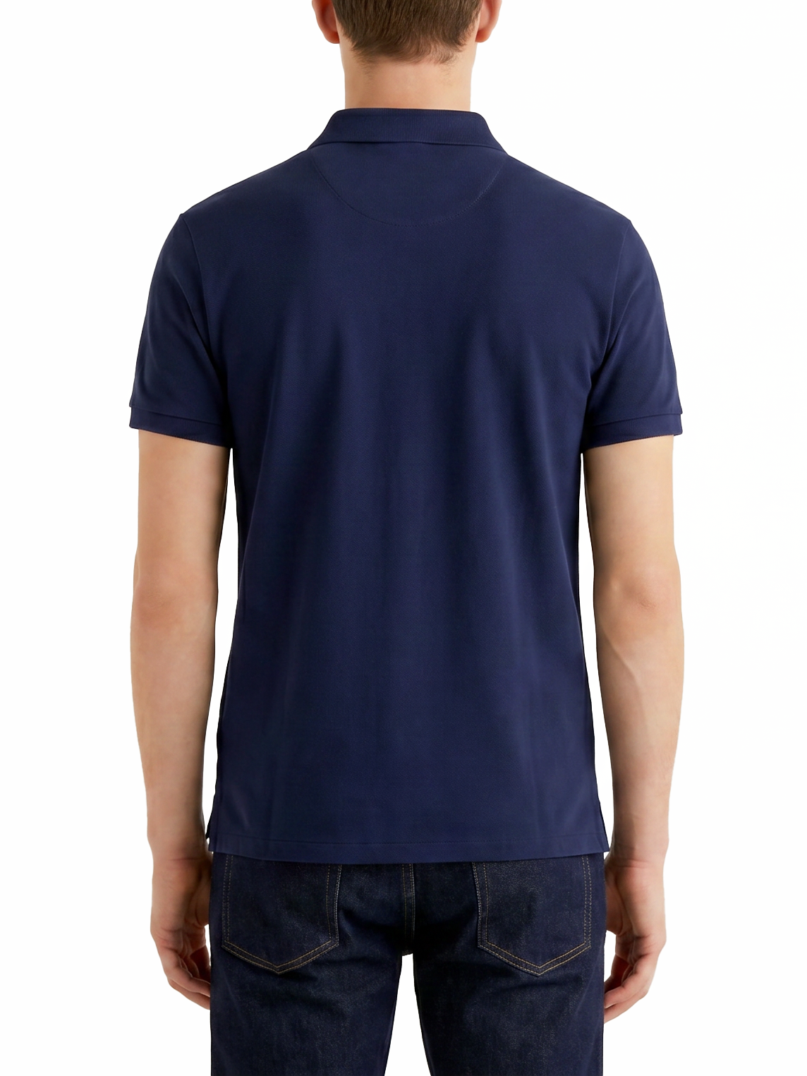 Polo Carter Essential Pique Ss Golfer Navy