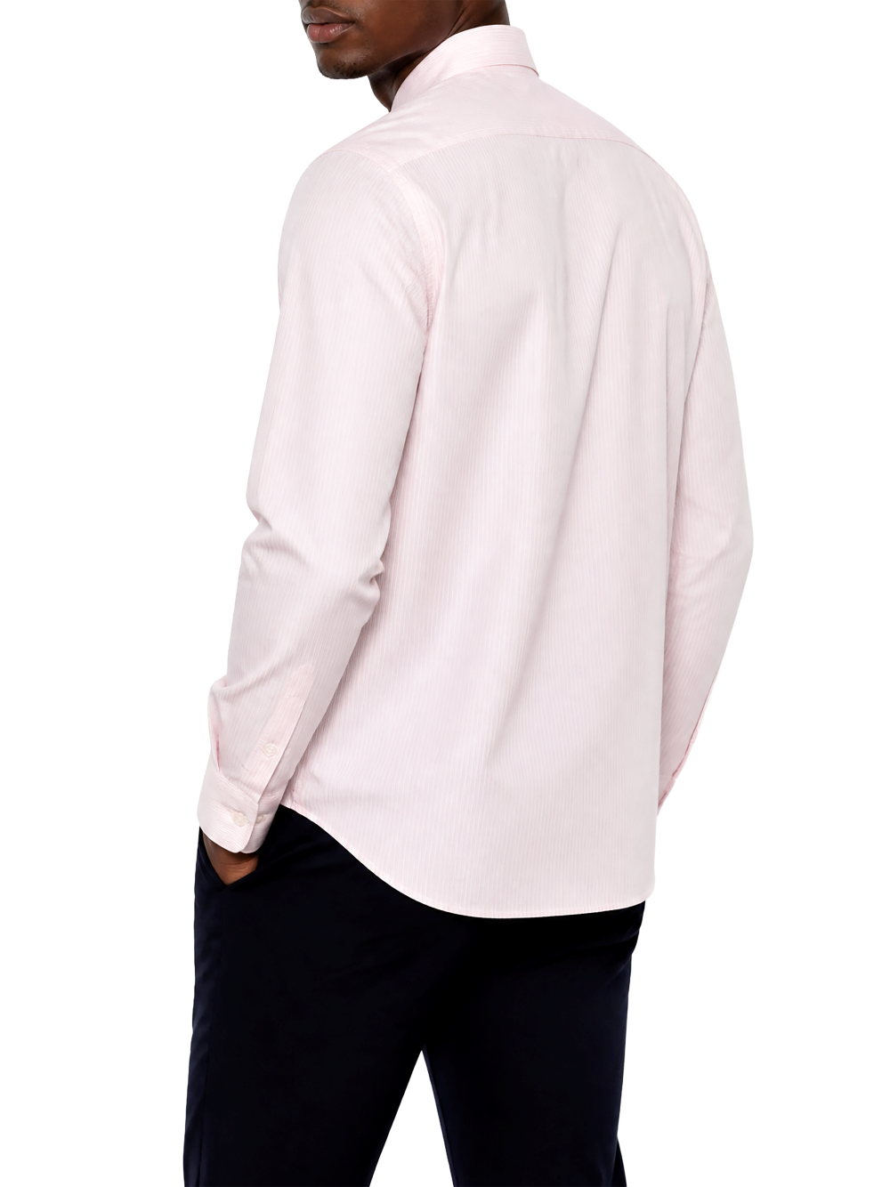 Polo Greg LS YD Stripe Shirt Pink