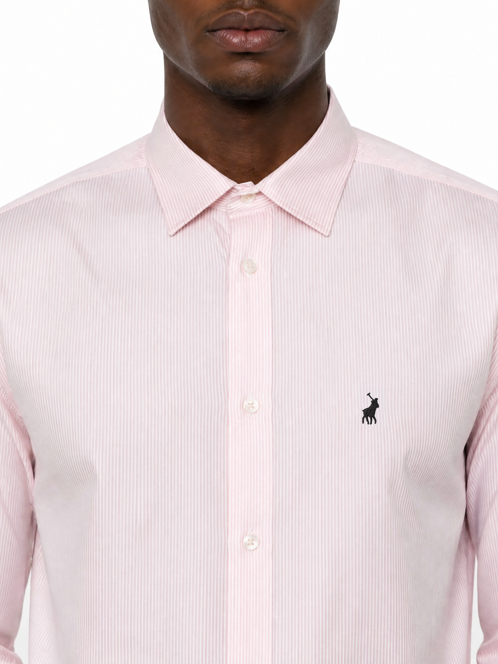 Polo Greg LS YD Stripe Shirt Pink