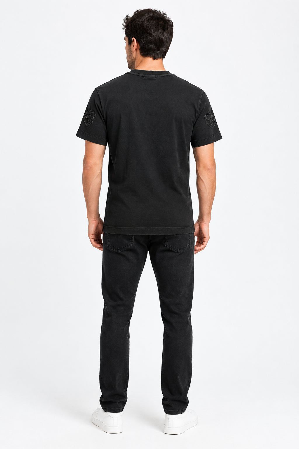 Enrico Coveri Bling T-Shirt 021 Black