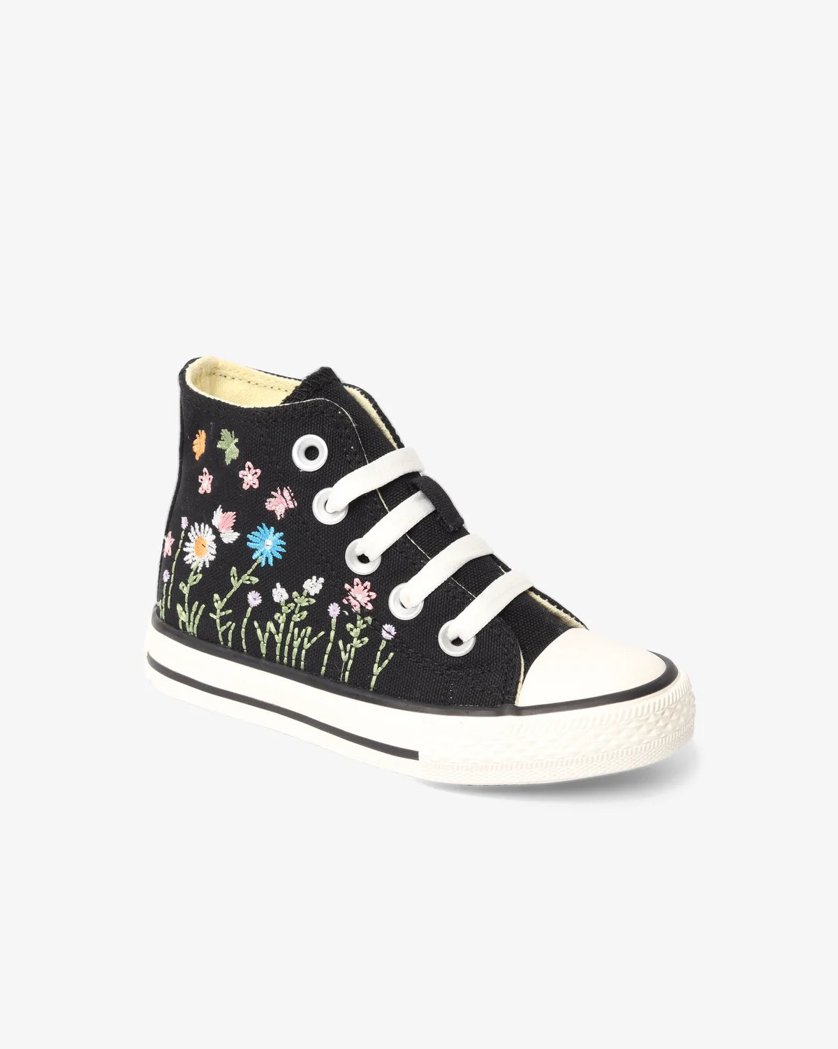 Soviet Viper Kids Hi Floral Black