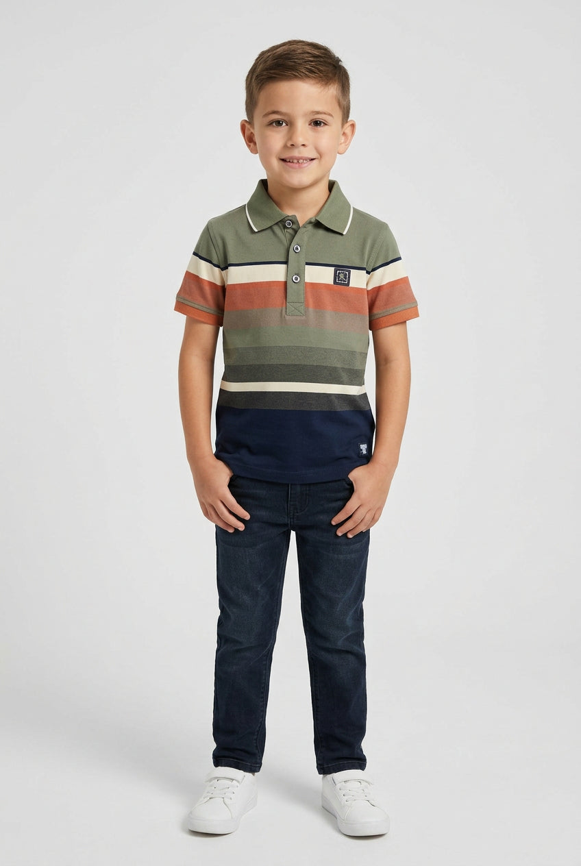 Kids' golf shorts by Soviet Eddie Kids Yarn Dye Golfer Fatigue, in a casual fatigue color, designed for comfortable play.