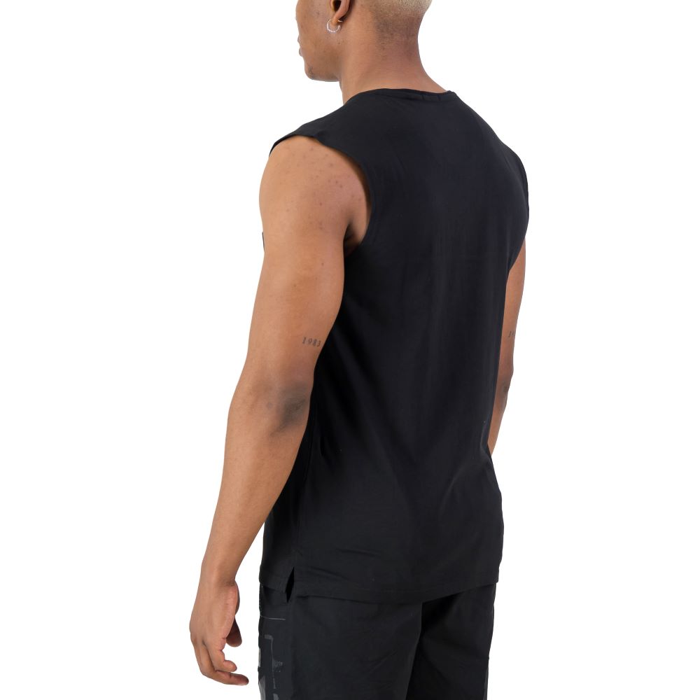 SPCC CM SURGE ATLAS SLEEVELESS TEE BLACK