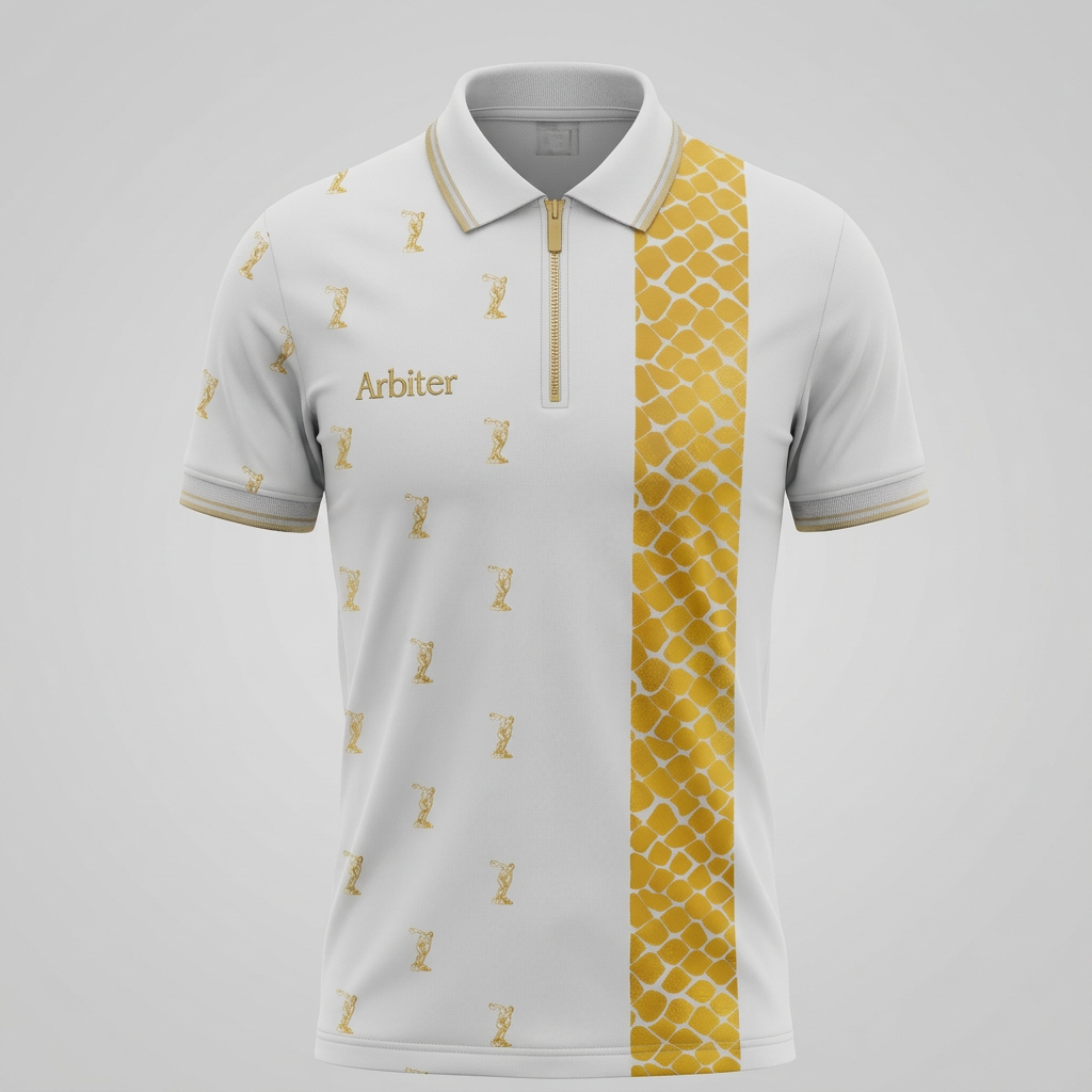Arbiter Massimo Cocco Zip Golfer Pure White