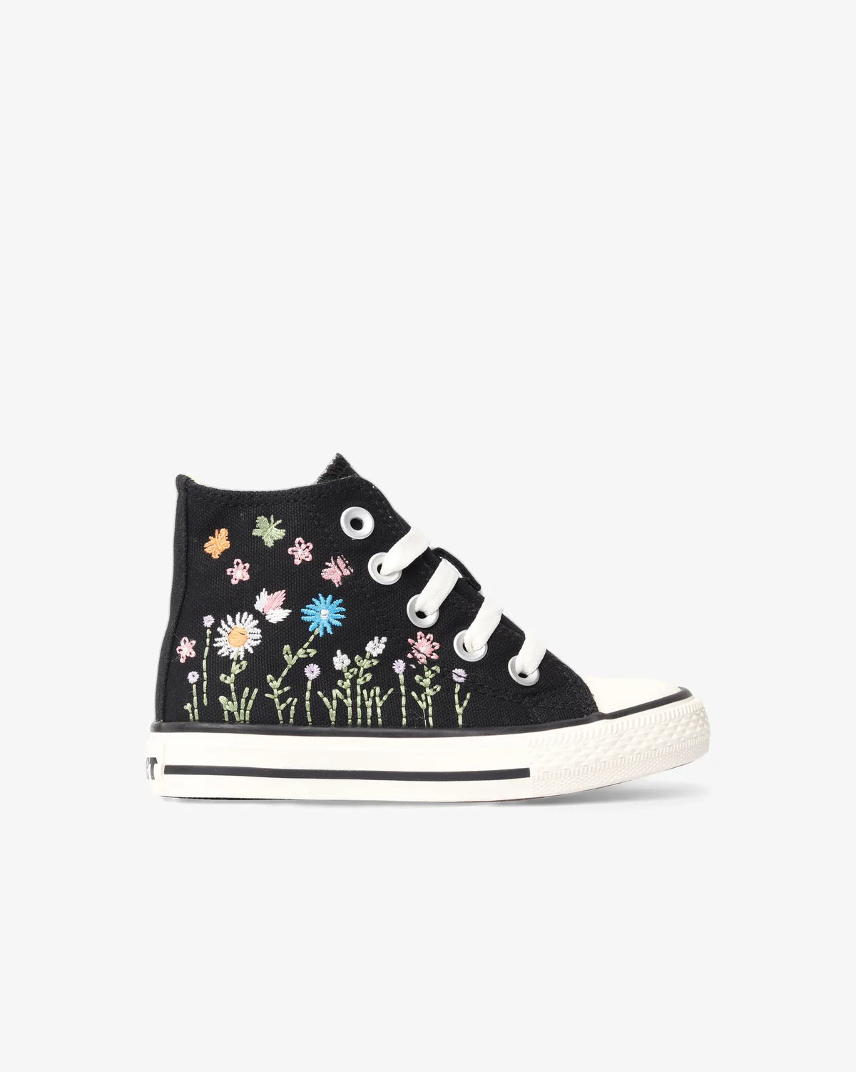 Soviet Viper Kids Hi Floral Black