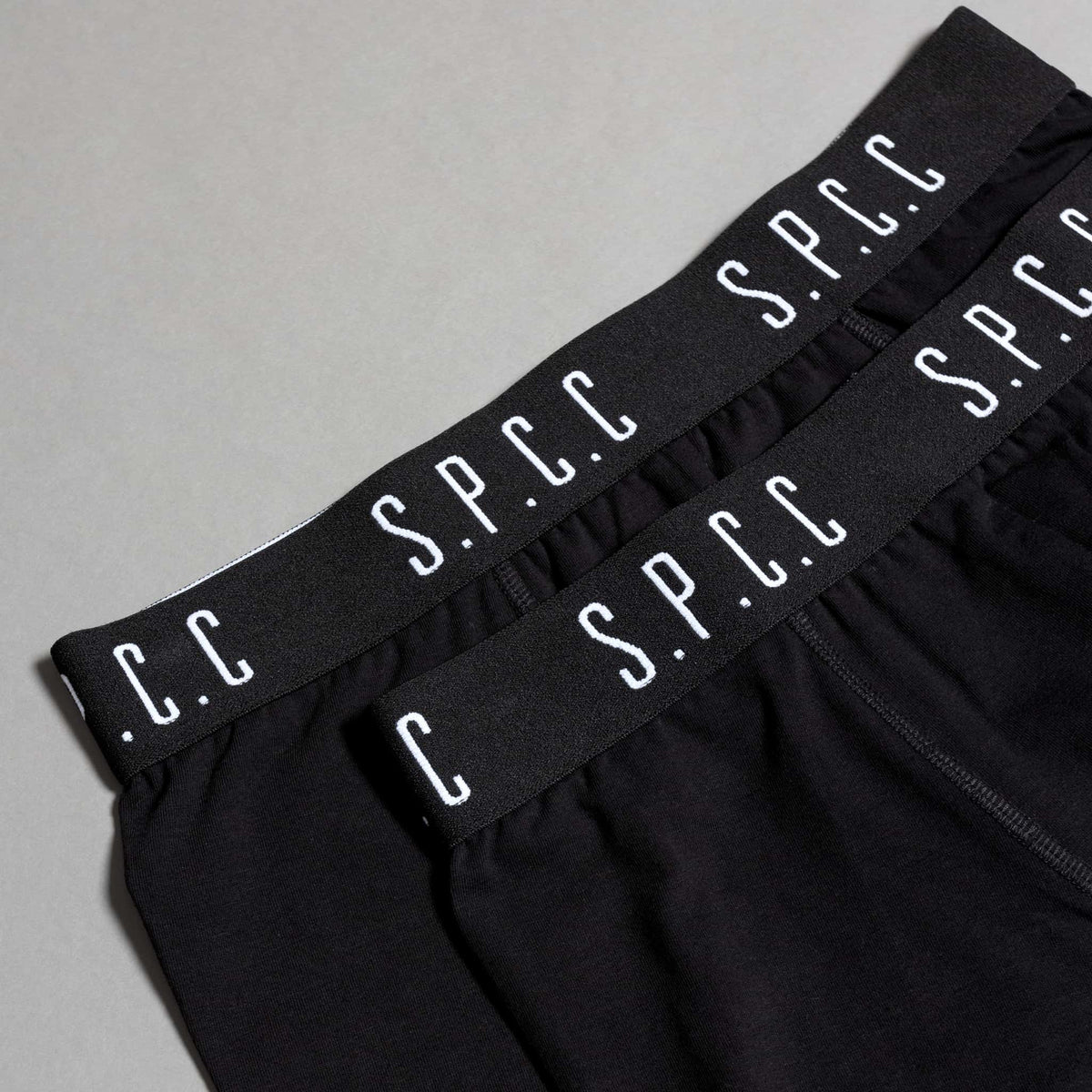 SPCC Emperador Boxer 2 Pack men's underwear in black, featuring comfortable fit and quality fabric.