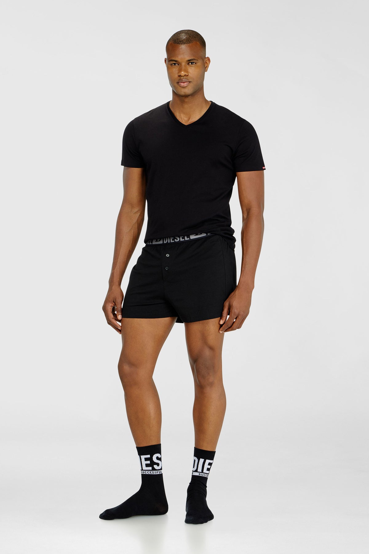 Diesel Michael Core 3-Pack Tees Black