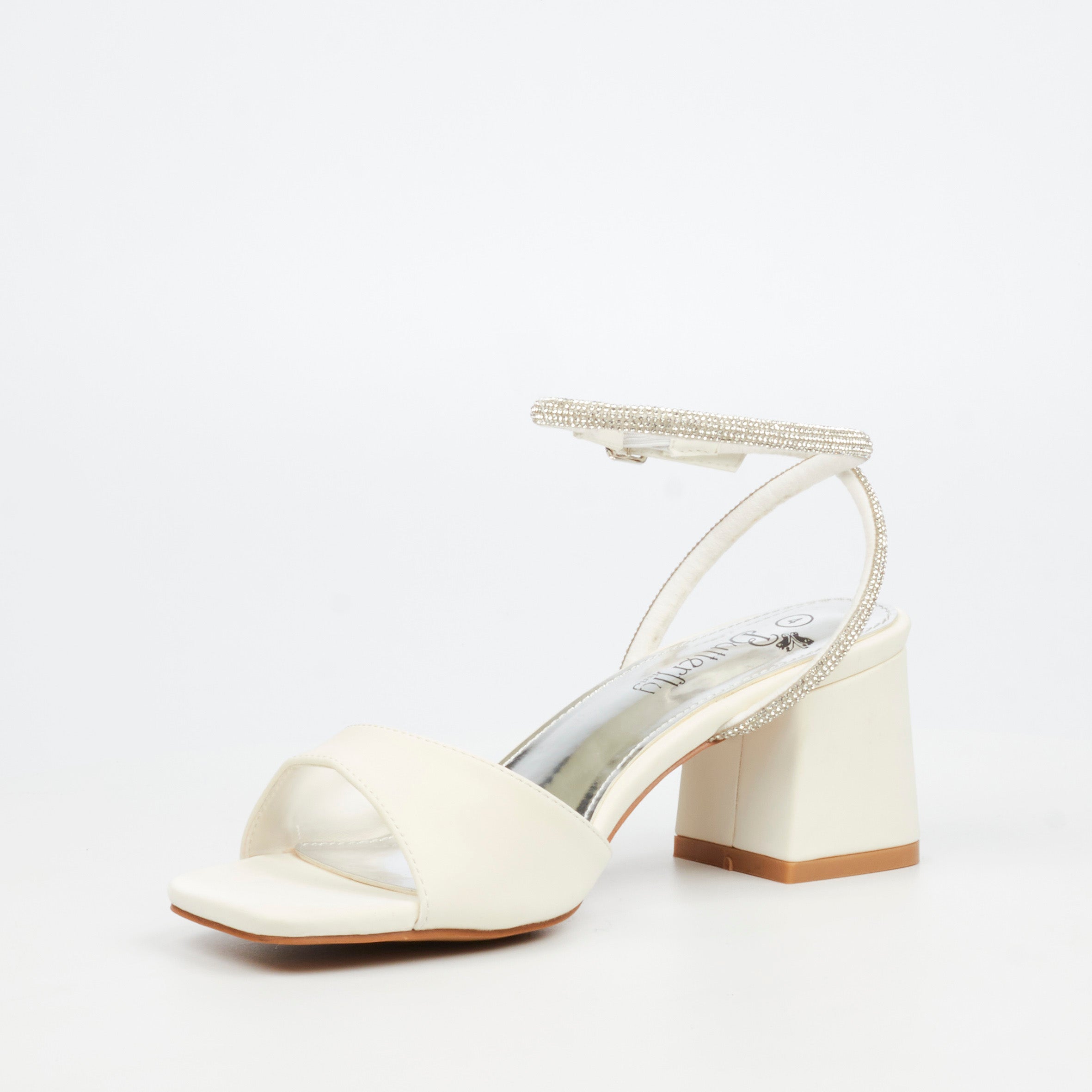 Butterfly Feet Alaine 1 Heel White