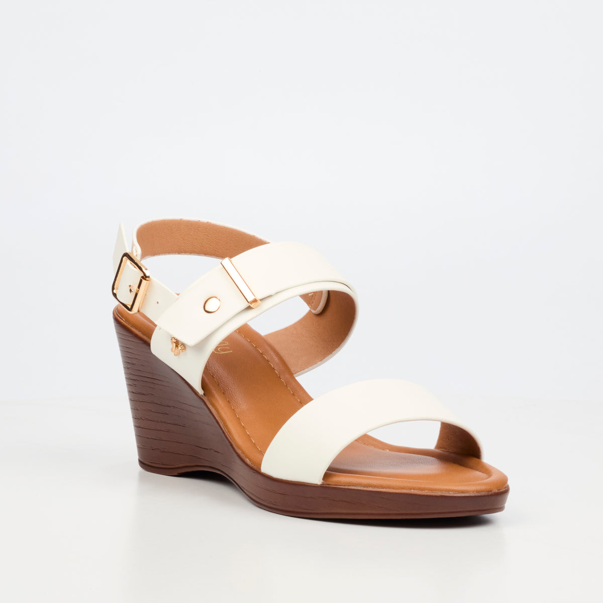 Butterfly Allora 4 Wedge Heel White