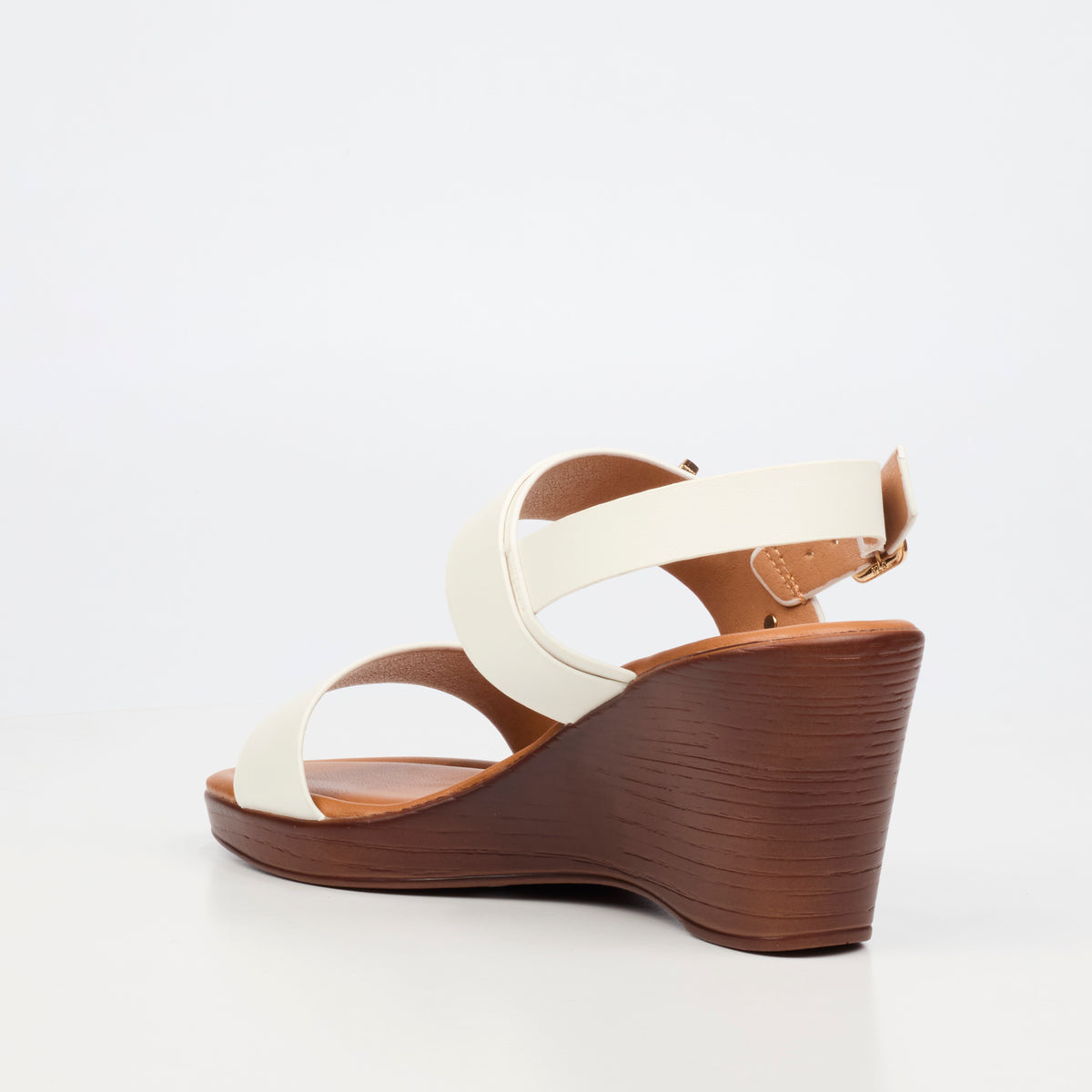 Butterfly Allora 4 Wedge Heel White