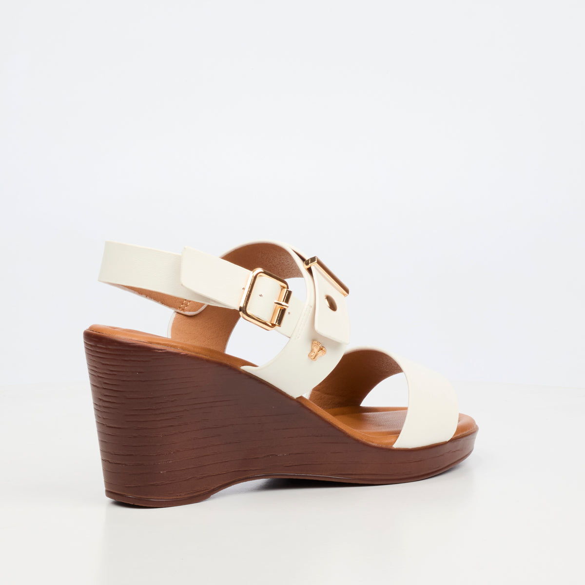 Butterfly Allora 4 Wedge Heel White