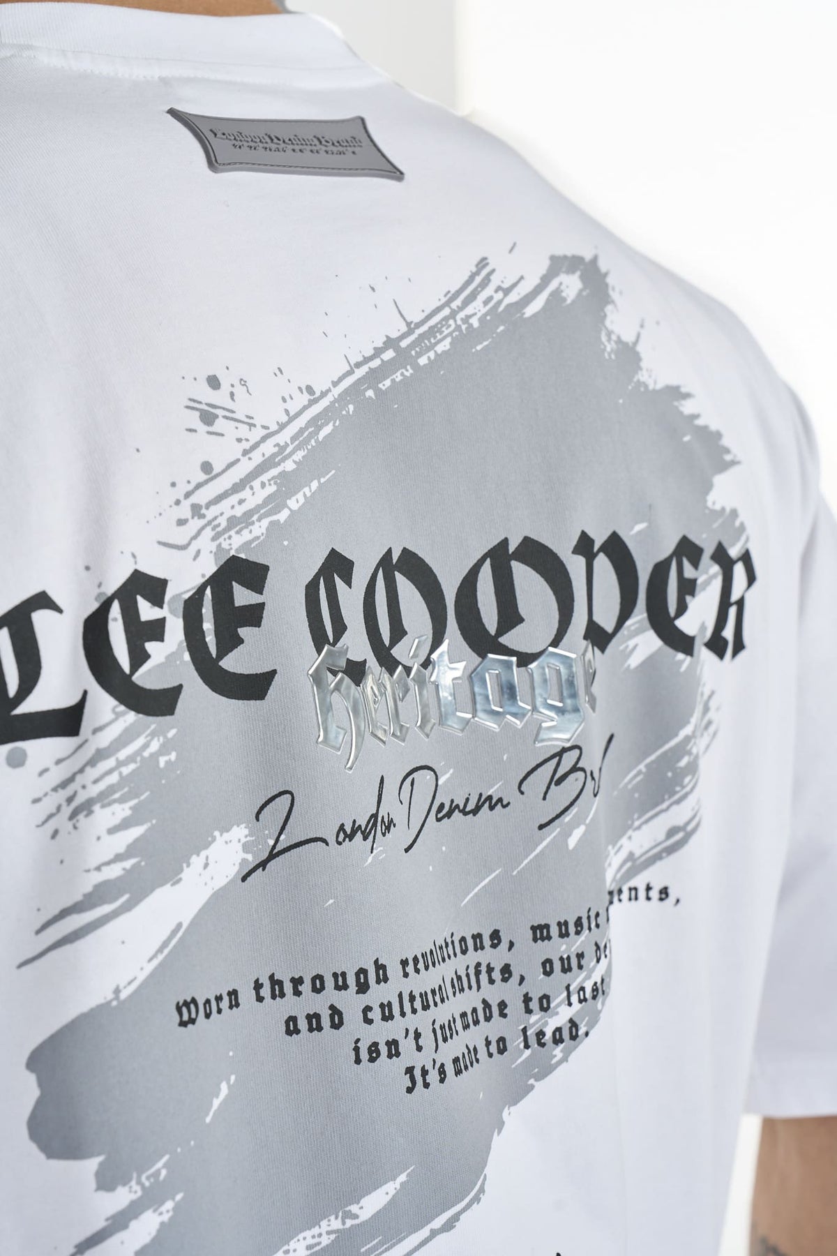 Lee Cooper Sibusiso Tee White