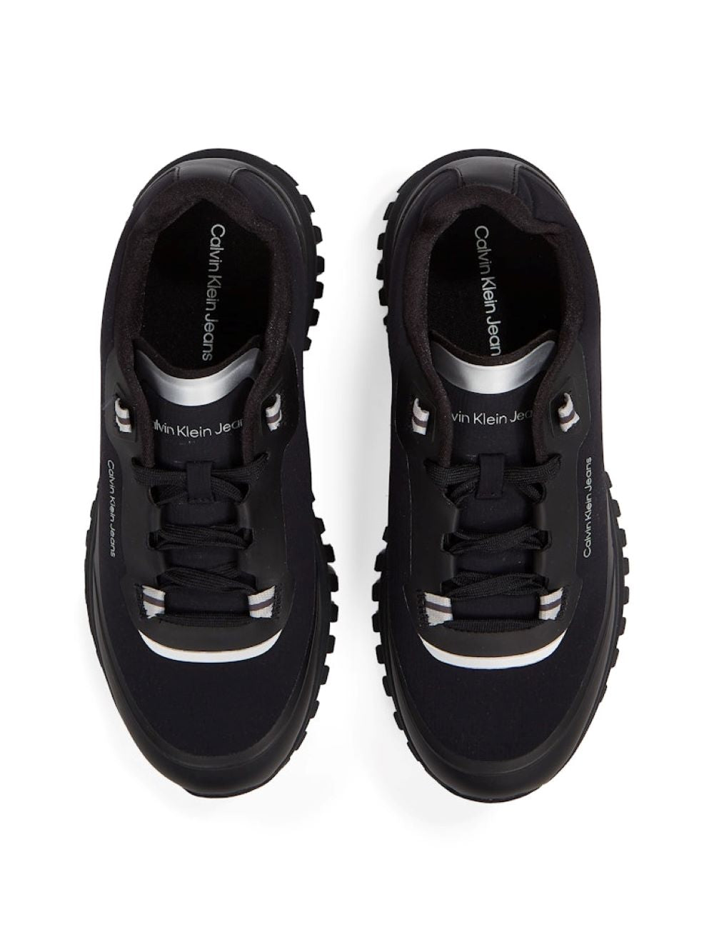 CALVIN KLEIN FM VIBRAM TOOTH RUNNER IN HI TECH BLACK