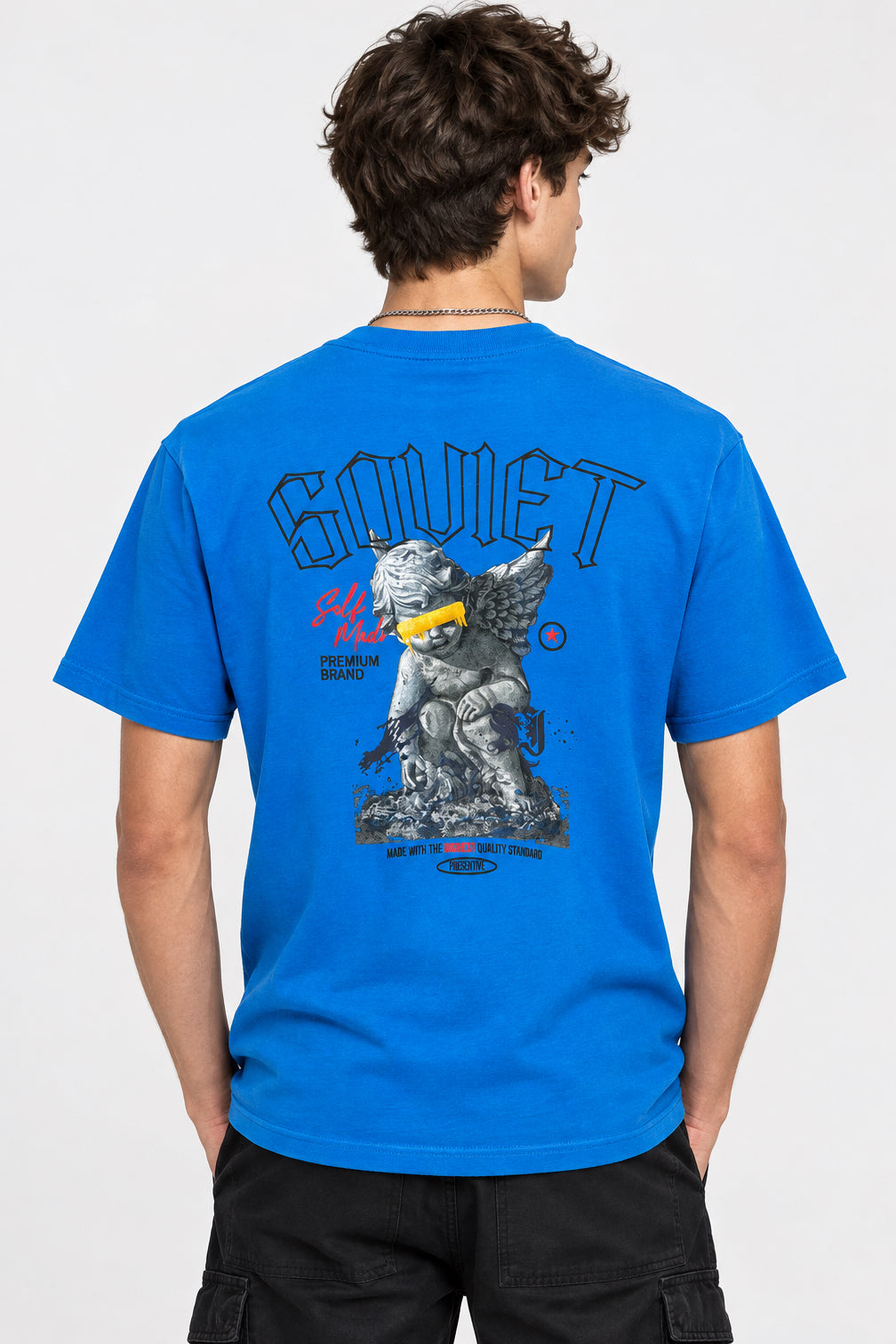 Soviet Cypher Kids Tee Mosiac Blue