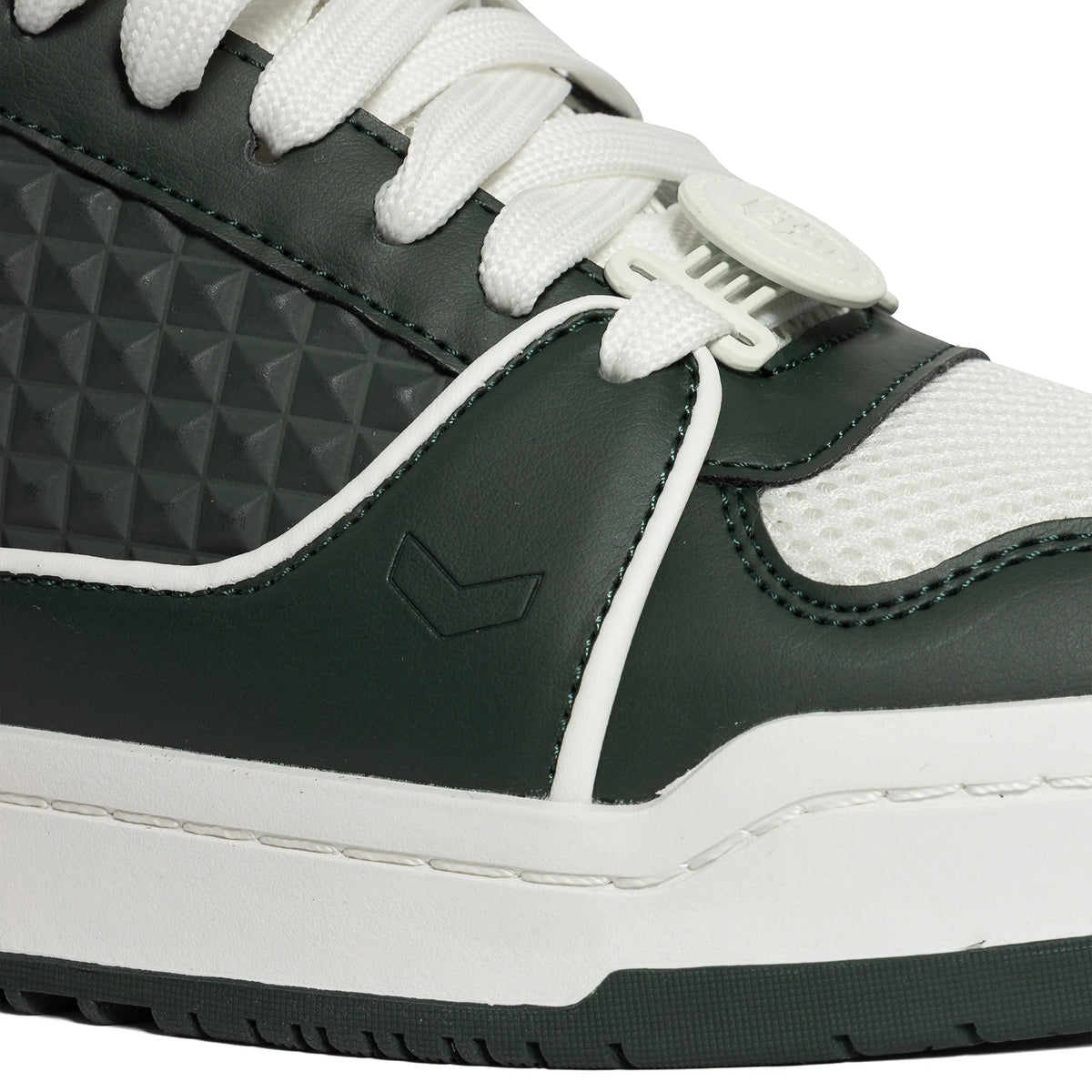 SPCC MDS Drifter Lo men's sneaker in dark fatigue green suede with low-top design