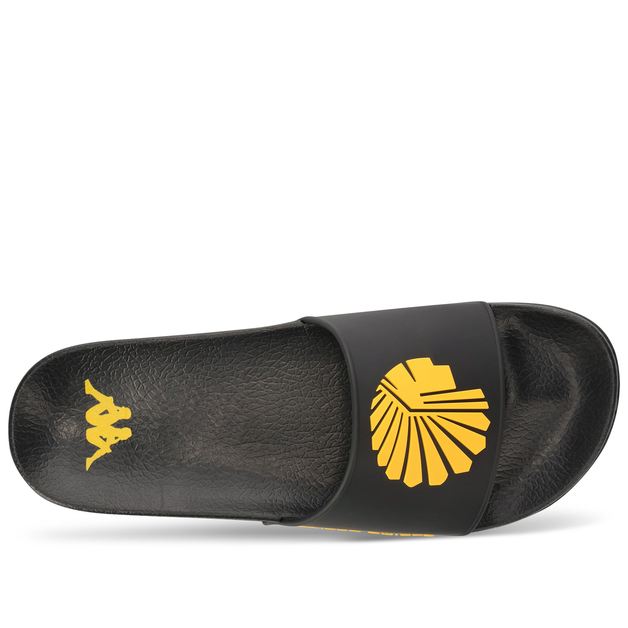 Kappa KC Slide Black/Yellow Saffron