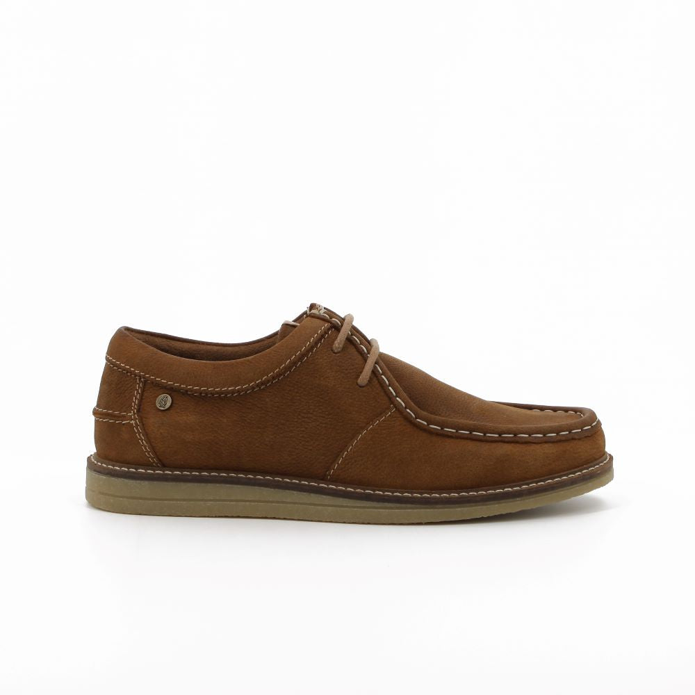 HUSH PUPPIES FM LANDON LACE UP TOBACCO