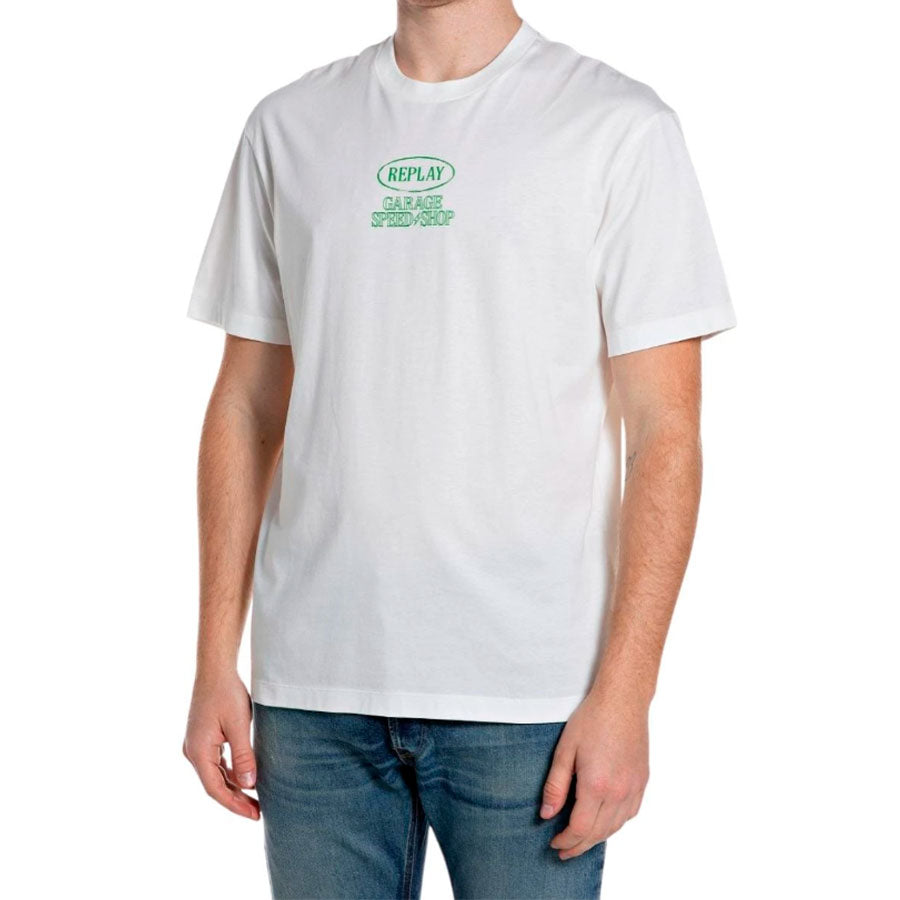 Replay M3348 Tee White
