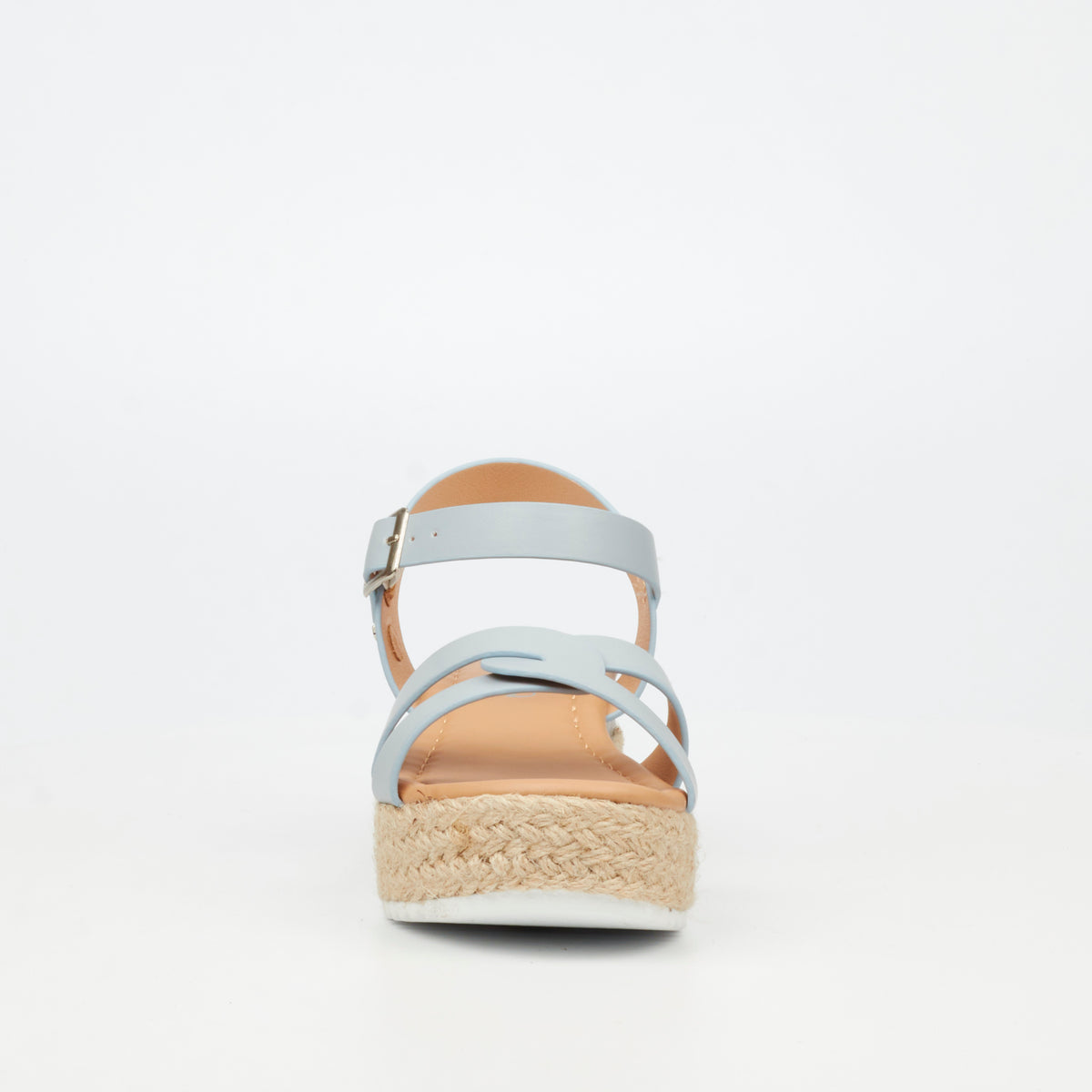 Blue Flutterby Girls Maggie 1 kids sandals by Butterfly Feet, featuring open-toe design and adjustable straps.