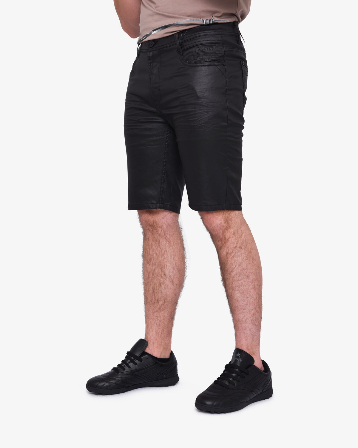 Soviet Daring Denim Short Black