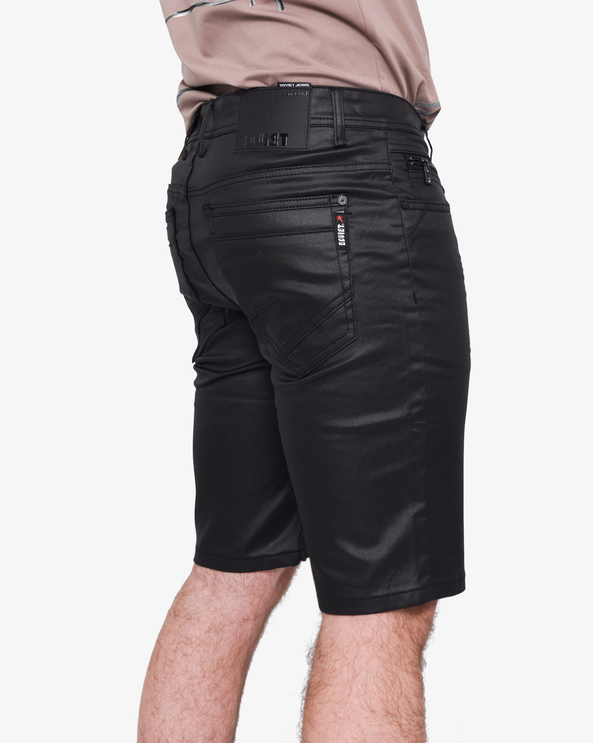 Soviet Daring Denim Short Black
