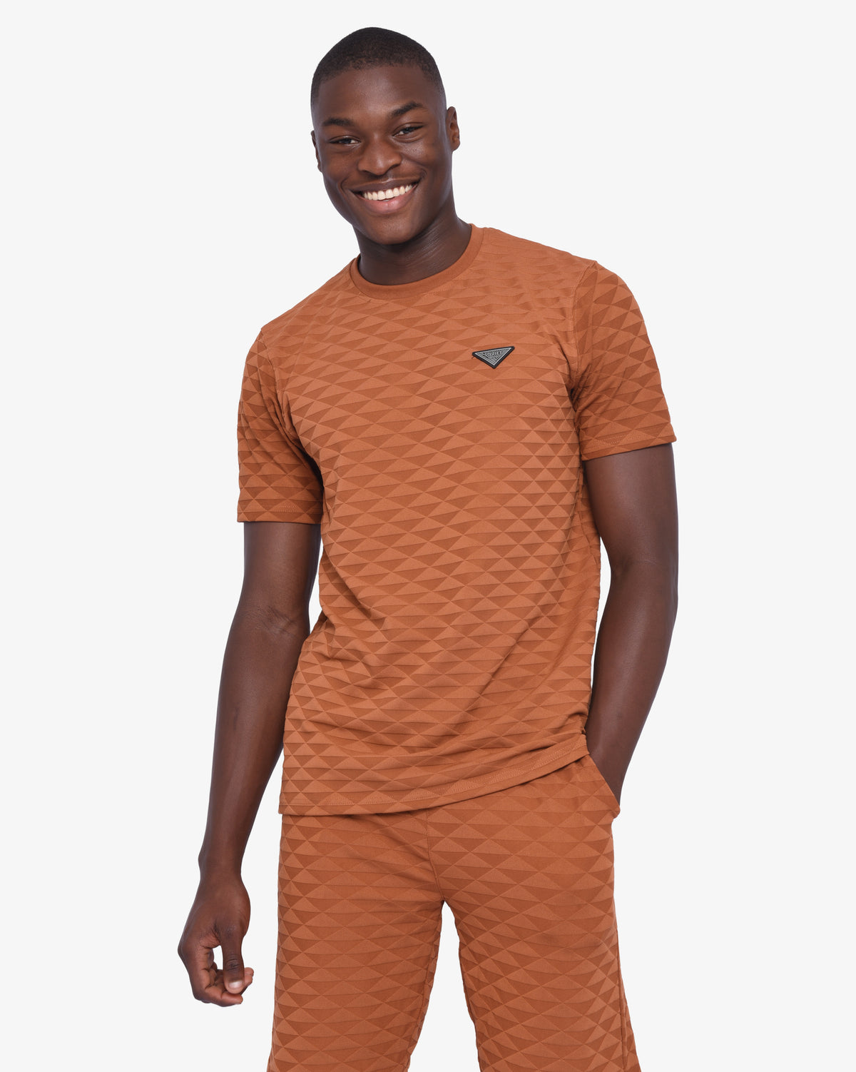SOVIET Raiders Caramel men's T-shirt with Soviet Raiders graphic print