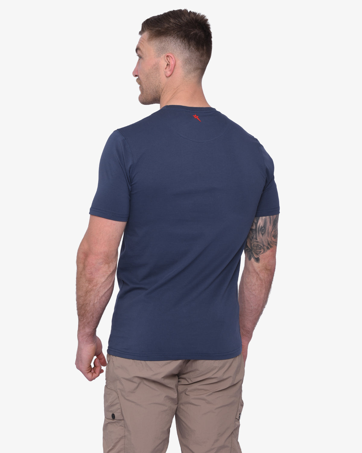 SOVIET Roberto men's midnight T-shirt front view