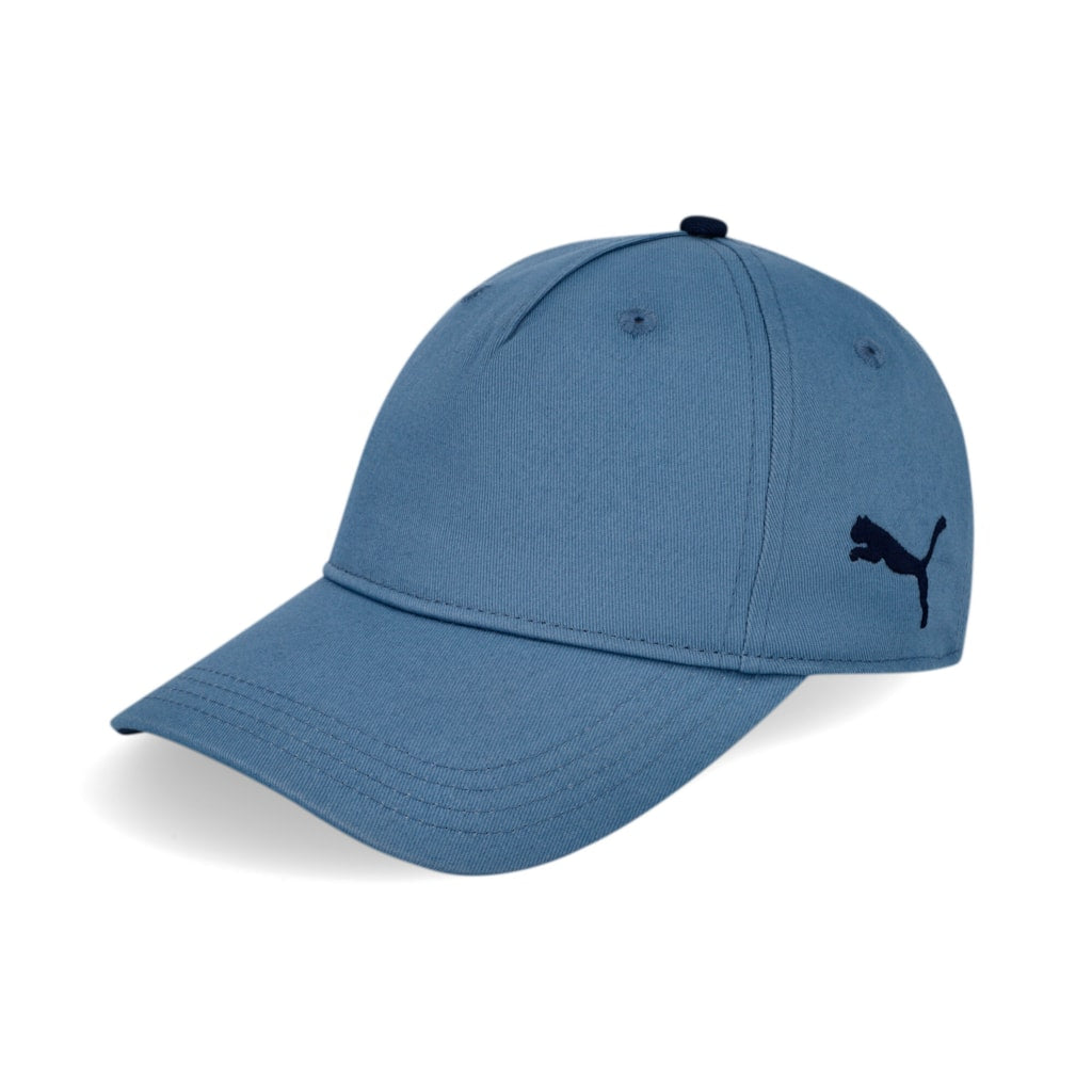 Unisex Puma Team Cap ZA in Zen Blue and Navy, featuring the Blue Bulls logo, front view of sporty headwear.