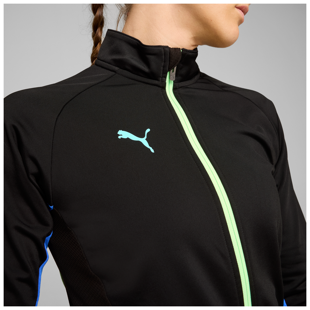 Puma  individualBLAZE Tracksuit Black/Fizzy Apple