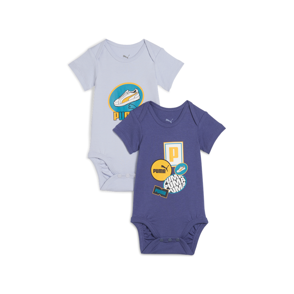 Puma Newborn 2-Pack Bodysuit Blue Crystal