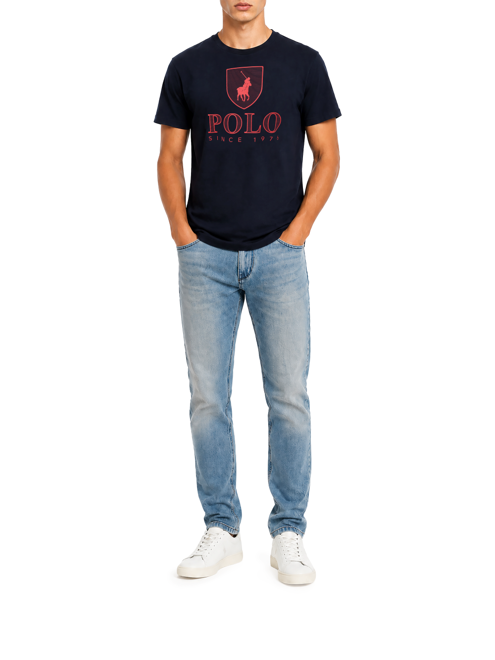 Polo Cm Cory Printed T-Shirt Navy