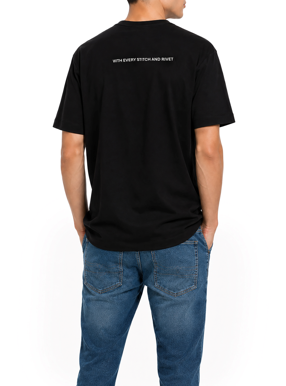 Polo Cobain PJC Flame Graphic Tee Black