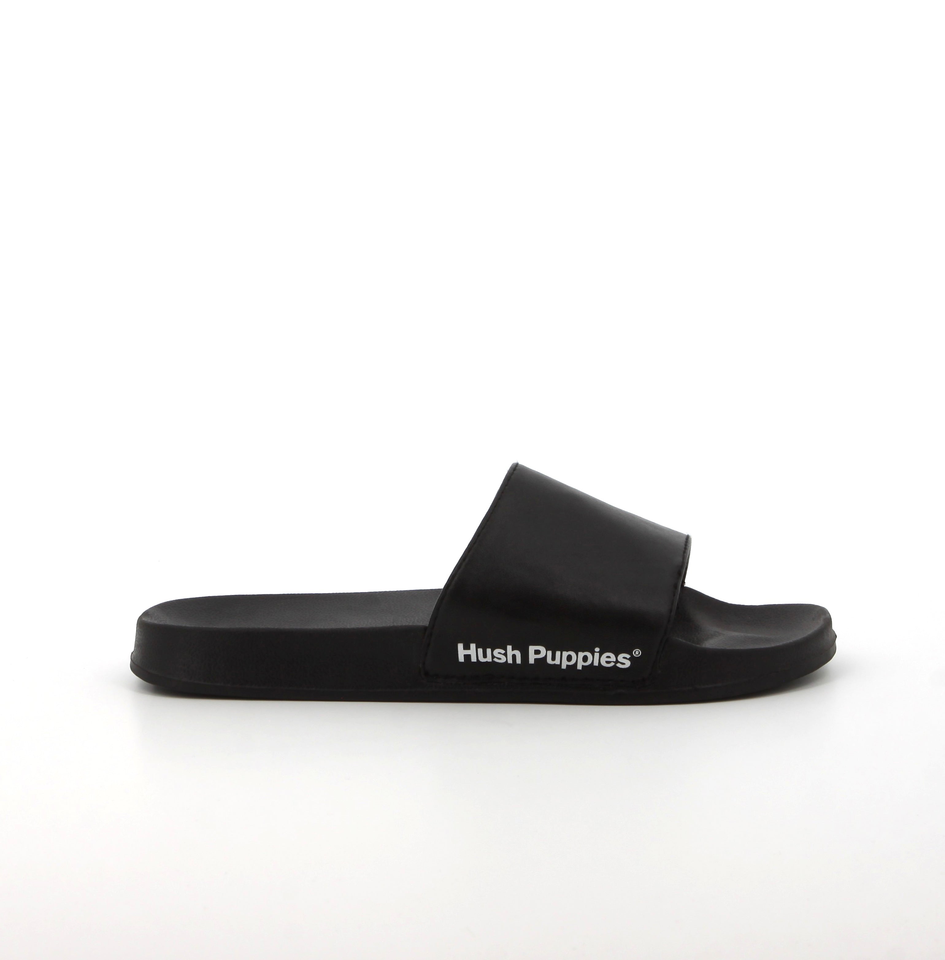 HUSH PUPPIES FM SLIDER BLACK